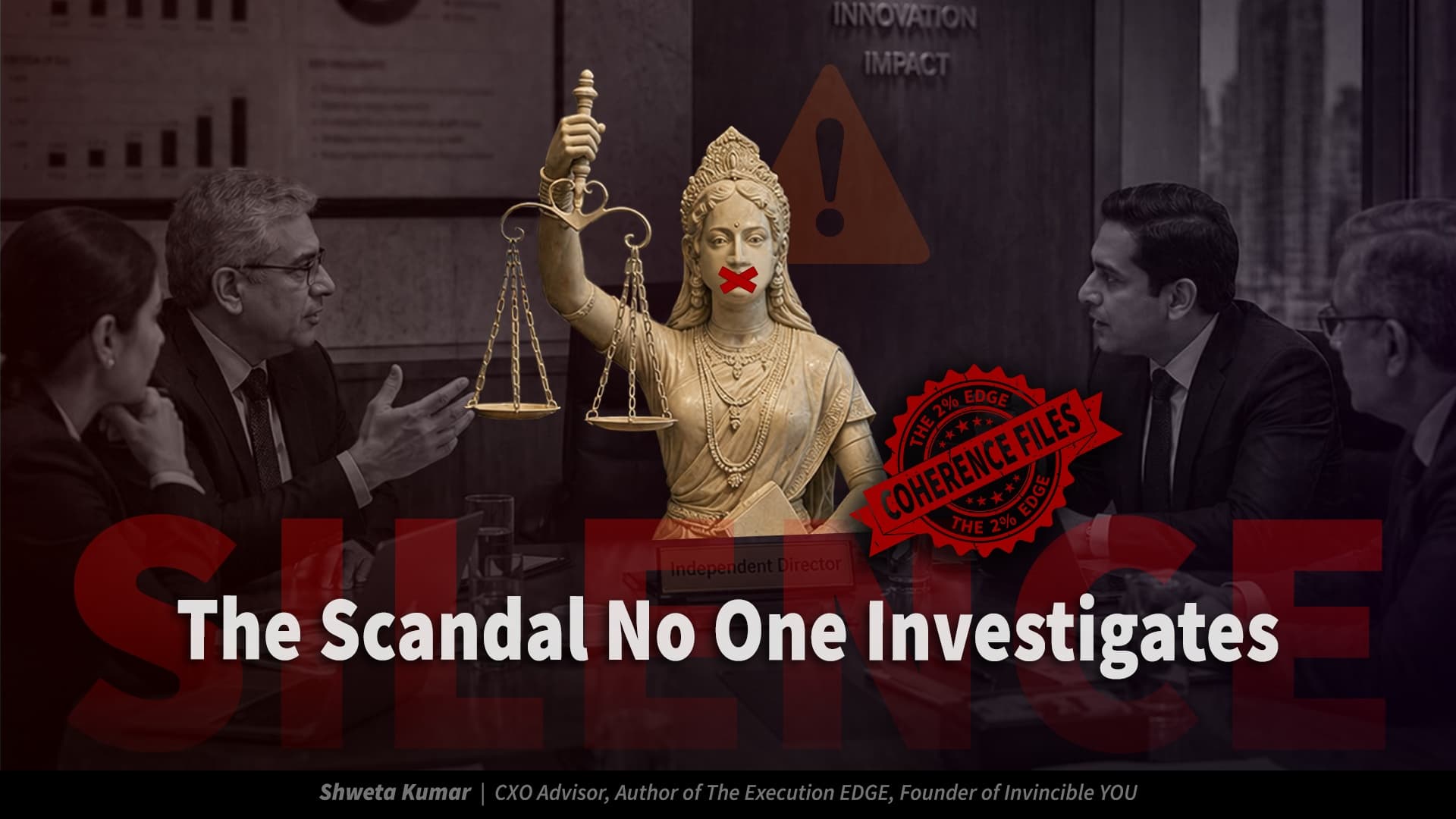 The scandal no one investigates
